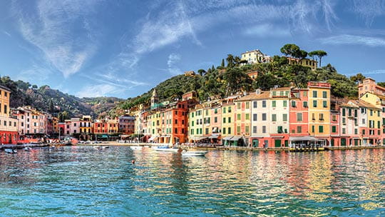 The harbour in Portofino, Italy